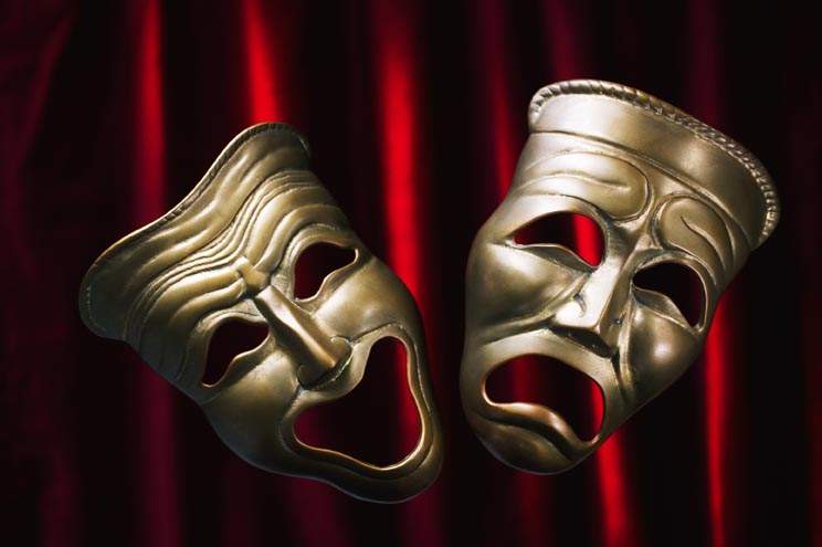 comedy masks